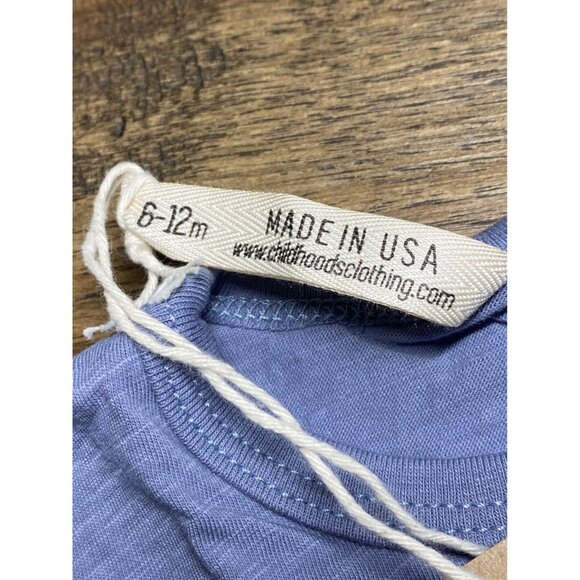 NWT Childhoods Ocean Basic Tee 6-12 months - Picture 2 of 6